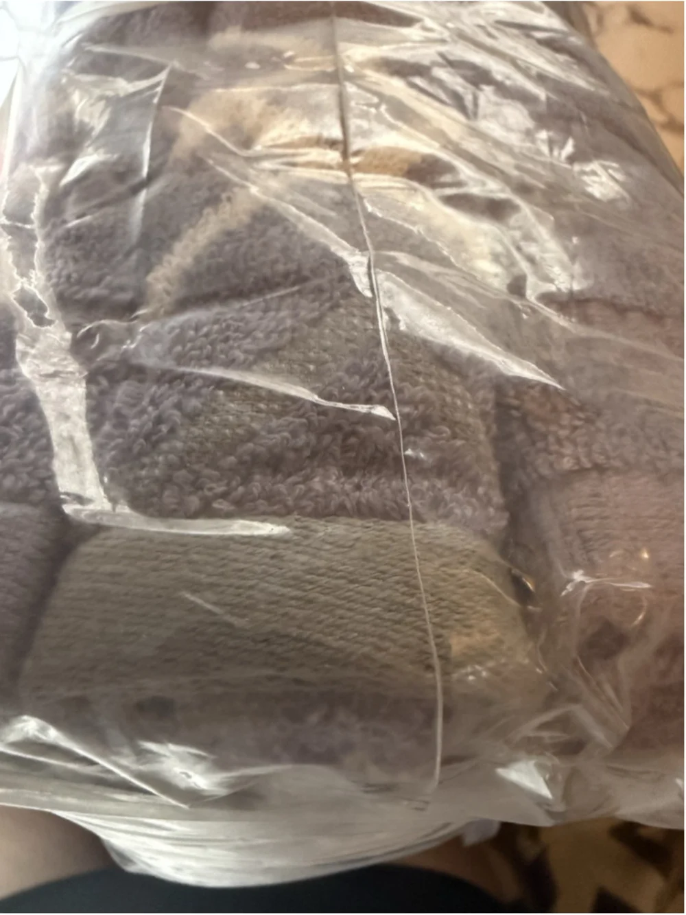 Modern Threads 6-Piece Yarn Oxford Gray Lavender Fine Quality